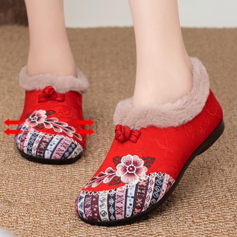 Cotton shoes women's boots fleece thickened cotton boots snow boots warm and comfortable short boots