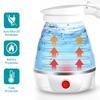 680W Electric Kettle Silicone Travel 600ml Mini Foldable Electric Kettles Portable Water Boiler Collapsible Camping 220V