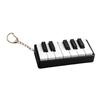 3D Printed Mini Piano Keychain Fidget Toy Lightweight Stress Relief with Key Hook for Kids Adults Classroom Reward Office Toy