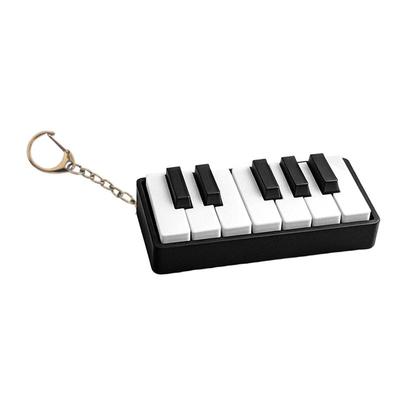 3D Printed Mini Piano Keychain Fidget Toy Fun Stress Relief with Key Hook for Kids Adults School Home Daily Relaxation Use