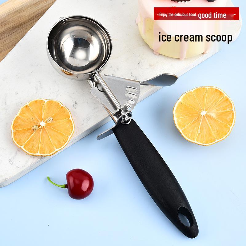 Available: 304 Stainless Steel Ice Cream Scooper Spoon, Fruit Spoon. Ice Cream Spoon, Spoon Diameter 5.5cm
