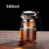 Glass Teapot Heat Resistant One-click Filtering Tea Pot High Borosilicate Puer Kettle Tea Water Separation Filter Home Teaware