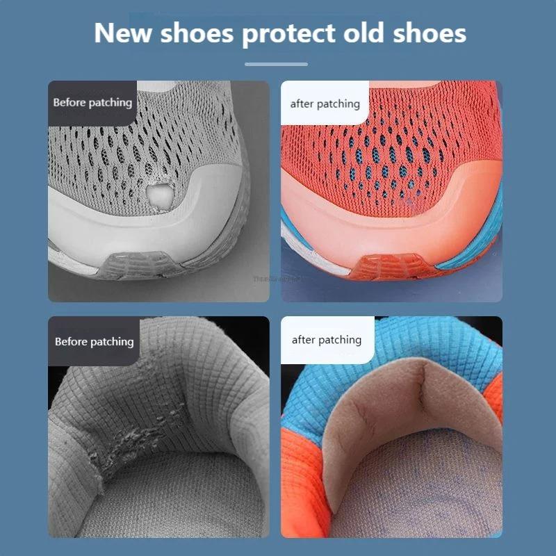 Sneakers Heel Repair Adhesive Inside Shoe Heel Patch Pad Vamp Repair Sticker Subsidy Sticky Shoe Insole Heel Protector Anti-wear