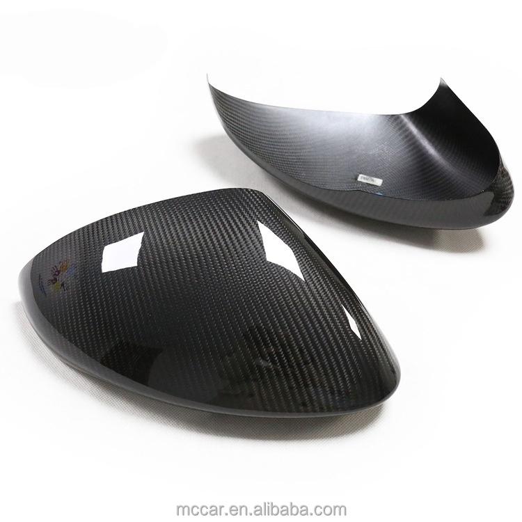 High Quality Carbon Fiber Car Rearview Mirror Cover for Alfa Romeo Stelvio Dry Carbon Mirror Cover