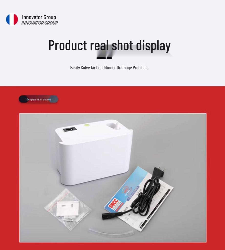 Automatic External Condensate Drain Pump for Air Conditioner Cabinet - Compact Lifting Pump for Home Use