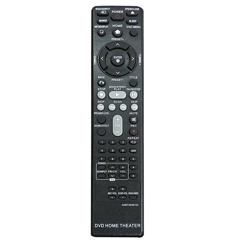 

Akb73636102 Remote Control for LG Dvd Home Theater System Dh4220s Dh4130s Dh7531t Dh6530t Lhd625 Ht806st Ht906taw Ht304 1 чорний