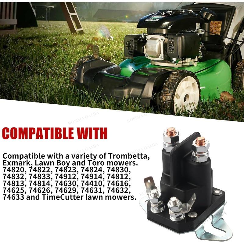 12V Solenoid 117-1197 Starter Solenoid Relay for BRIGGS STRATTON ARIENS HUSQVARNA GRAVELY SNAPPERKEES Lawn Mower Accessories