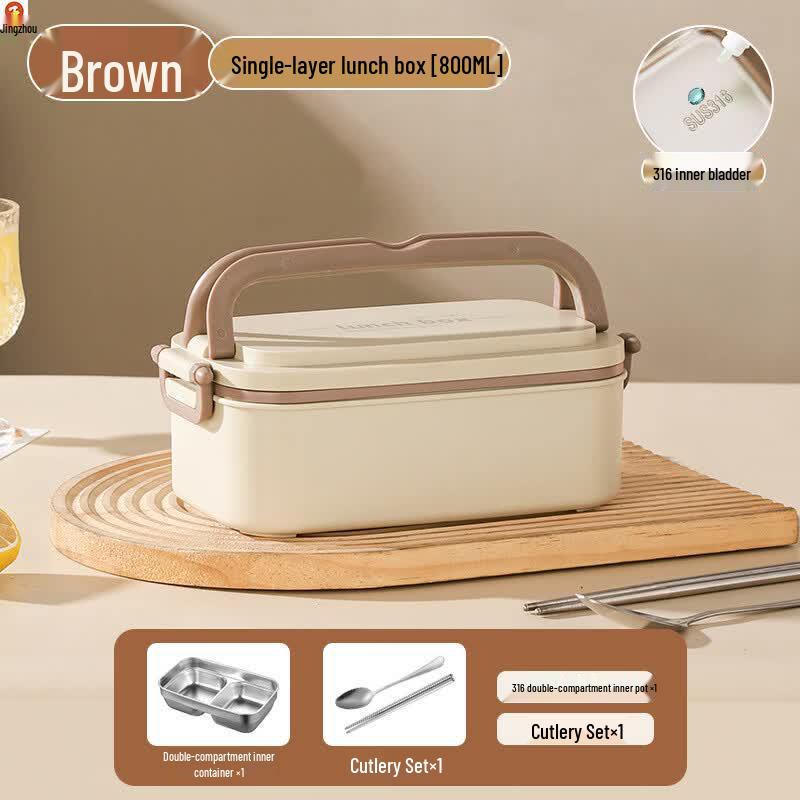 

Stainless Steel Sealed Portable Bento Lunch Box