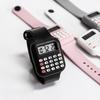 Reloj Electrónico Calculadora Pantalla Digital Reloj de Pulsera para Estudiantes con Correa Extraíble Regalo para Niños Niñas
