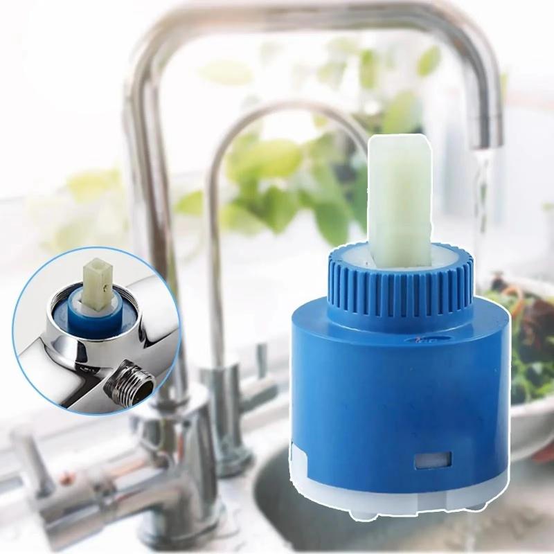 Ceramic Disc Cartridge Mixer Faucet Thermostatic Cartridge Faucet Disc Valve PP Plastic Ceramic Cartridges For Mixer 35/40Mm