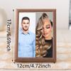 Personalized wooden photo frames, custom photo frame ornaments, simple holiday gifts indoors, commemorate precious memories