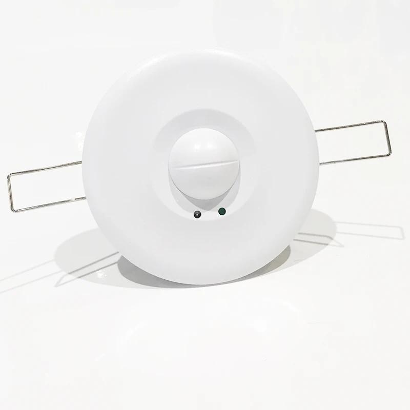 110-240v ceiling embedded 5.8GHZ ultra high power LED light with 6000W40A microwave radar induction switch