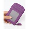 Card Bag Multi-card Organ Zipper Wallet Color Multi-color Candy Color Pu Bag Customized On Demand