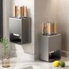 Knife Rack Kitchen Stainless Steel Multi-Functional Wall-Mounted No-Drill Knife Holder