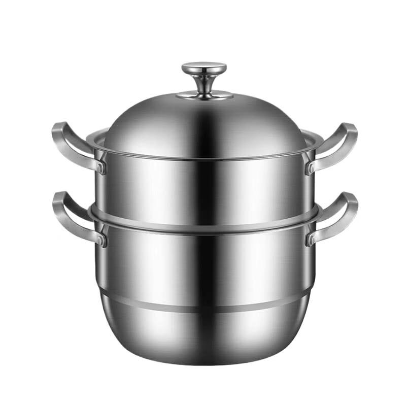 SULIT Thick 316 Stainless Steel Double-Layer Steamer Pot