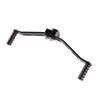 Dual 2 Way Motorcycle Gear Shift Shifter Lever Footrest Pedal Universal Black Aluminum Alloy