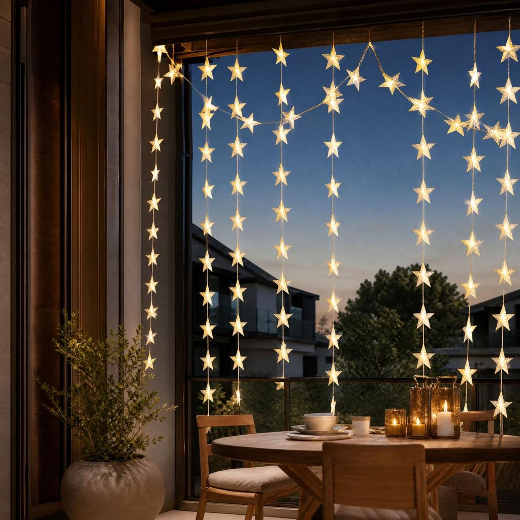 Five-Pointed Star Garland Decoration for Party