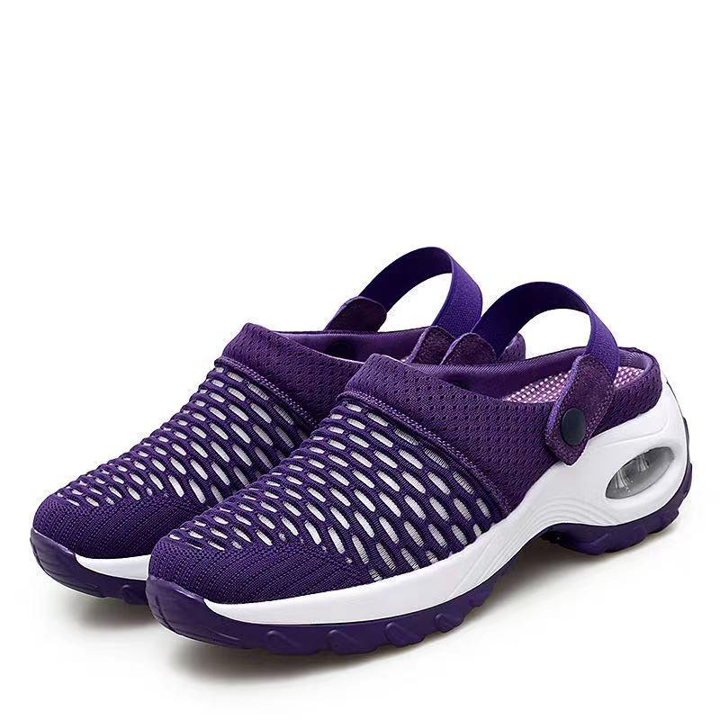 2023 Plus Size Women's Breathable Mesh Sandals & Half Slippers