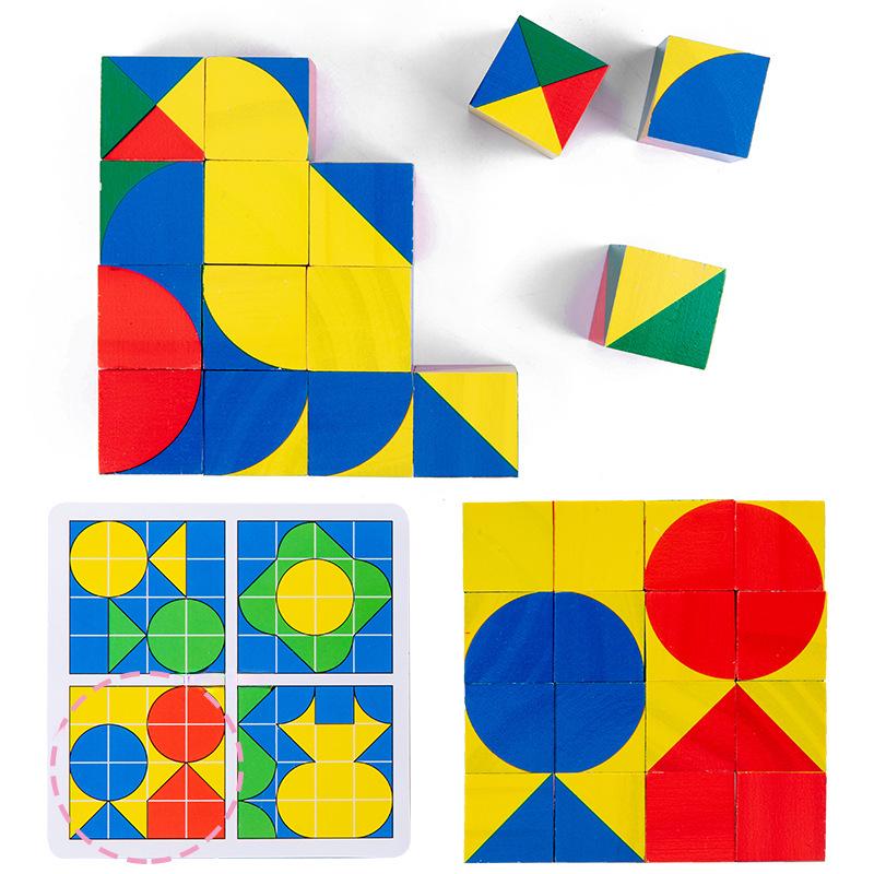 Cube Space Creative Puzzle: Educational Building Blocks for Young Children's Logical Thinking and Intelligence Development.