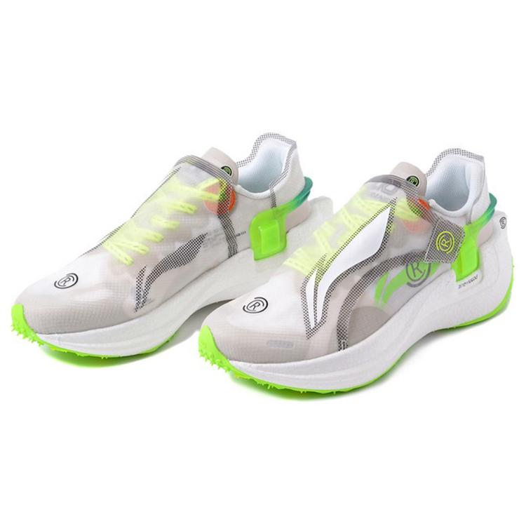 Li Ning Textile, TPU Cushioning Slip Resistant Abrasion Resistant Breathable Lightweight Low top Running Shoes Men's ARHR081-2