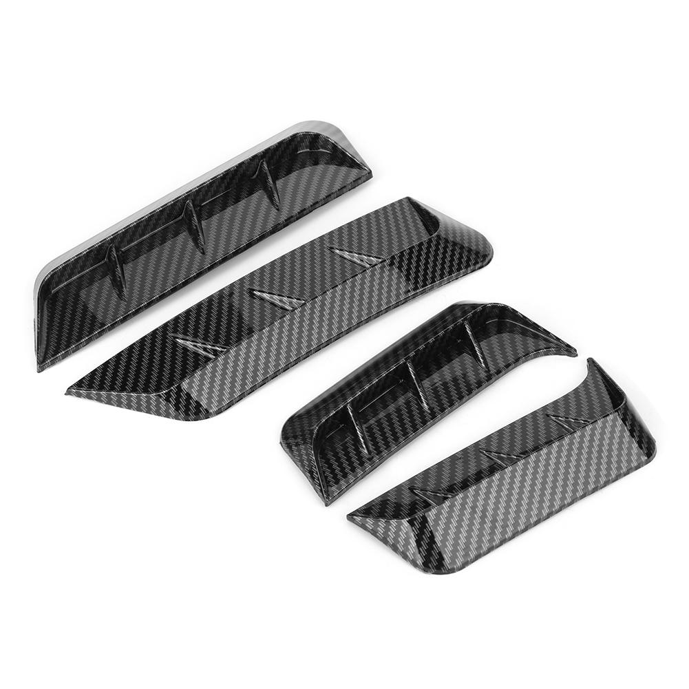 Carbon Fiber Style Headlight Vent Eyebrow Headlamp Taillght Protective Cover Fits for A5 B9