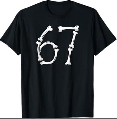 Halloween Number 6 7 Bones Skeleton Costume T-Shirt Unisex T-Shirt