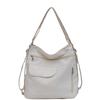Cedar Eight Women's Nylon Carry-On Tote Bag (White) - Multifunctional Shoulder Bag That Can Also Be Used As a Backpack