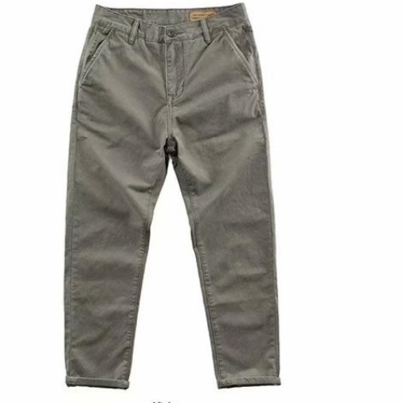 Men's Japanese Loose Straight Casual Workwear Pants for Spring and Autumn