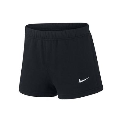Lab Nrg Fleece Logo Embroidered Shorts Women Shorts Black AV8285-010