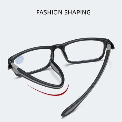 Redading Glasses Glasses Unisex Color Bicolor Frame Presbyopic Glasses Personality Sports Anti-Blue Light Accessories