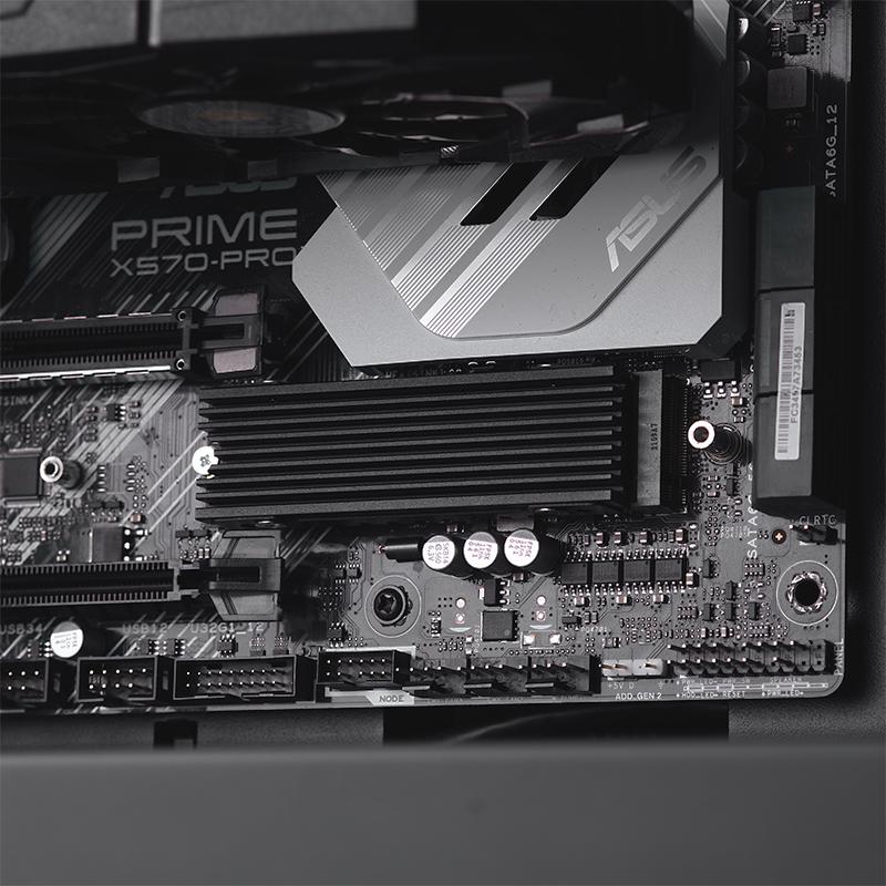 M.2 2280 SSD Cooler Radiator Aluminum Alloy Heat Cooler Radiator Heat-resistance with Thermal Silicone Pad for PS5 Game Console