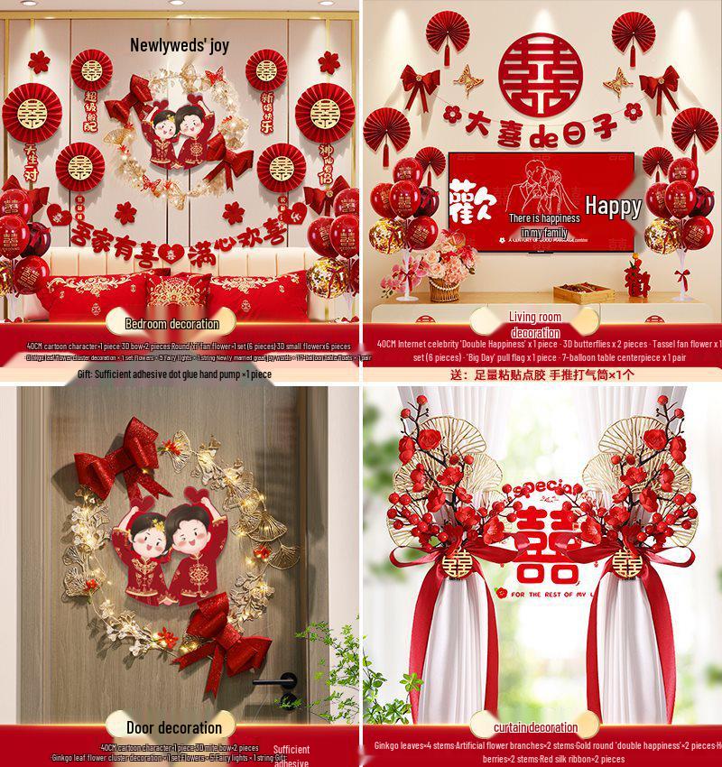 Komplett Bröllopsrumsinredningsset för Sovrum & Nytt Hus