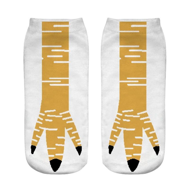 3D Digitally Printed Socks with Chicken Claw and Animal Paw Designs Are Trending on Instagram