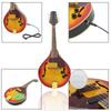 Sunset Spruce Wood Electroacoustic Eight-String Tibetan Mandolin with EQ