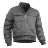 Mens Bomber Jacket With Baseball Collar Oversized Fit Large Pockets Windproof Water-Resistant Fall Casual Outerwear