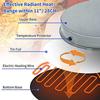 Poultry Waterer Drinker Heated Base,Chicken Water Heater 30W for Winter Deicer Heated Base,Pet Water Heater for Metal Poultry Founts