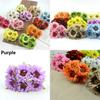 Vibrant 6pcs Artificial Gerbera Daisy Fake Silk Flower For Stunning Home Decor
