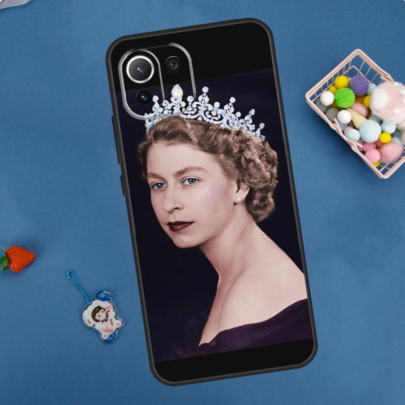 England Queen Elizabeth II Case For Xiaomi 11T 12T 13T 14T Pro 13 14 15 Ultra POCO X7 Pro X3 X5 X6 M6 F5 F6 Pro Cover