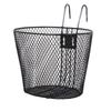 Black Rear Hanging Basket Iron E-Scooter E-bike Basket Bicycle Front Handlebar Basket