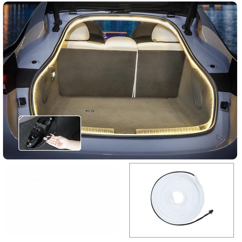 

For MG IM5 IM L6 2025 2026 Customized Trunk Lights Flexible Brighten LED Strip Waterproof Silicone Camping Car Decorative Light жовтий