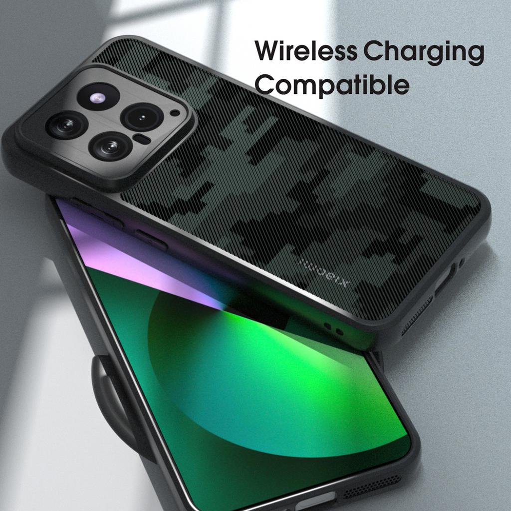 IBMRS Slim-Fit Phone Shell for Xiaomi 14 Cases Anti-Scratch TPU+PC Cell Phone Cover