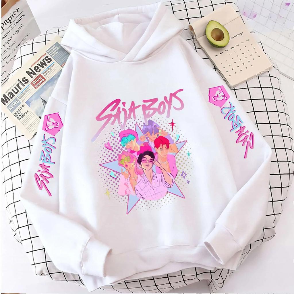 Autumn Winter KPop Demon Hunters Print Children's Hoodie Fashion Casual Sweatshirt Kids Sportswear Girls Clothes Hooded Pullover