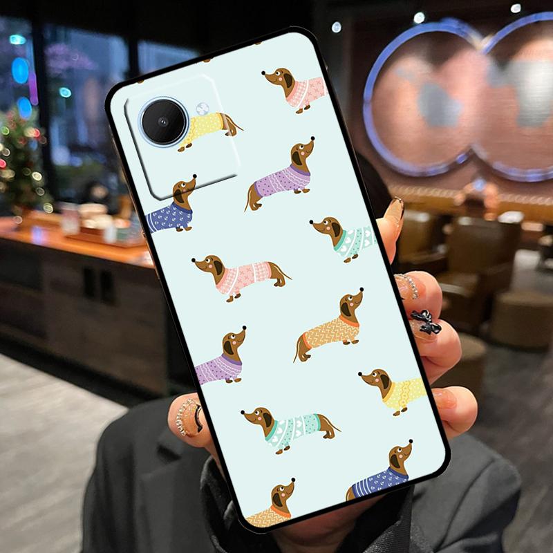 Dachshund Dog Case For Realme 13 Pro Plus 12 11 14 15 GT6 GT7 Pro C15 C35 C53 C55 C61 C63 C65 C67 C71 C75