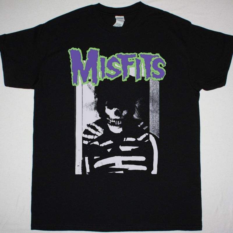 Misfits Pushead Vampire Graphic Unisex 100Cotton Shirt 2026 Summer New Unisexs Y2k Rock Gothic Style Fashion Streetwear Tshirt