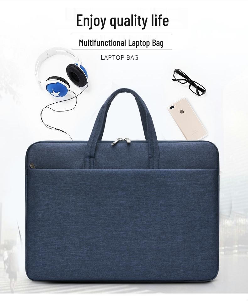 Shockproof 14"-15.6" Unisex Laptop Briefcase with Logo Printing Option