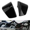 Motorcycle Battery Side Fairings Cover Guard for Honda Shadow ACE VT400 VT750 VT 400 750 1997-2003 Chrome Gloss Black