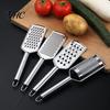 Ginger Grater Cheese Mirror Polish Corrosion Resistant Ergonomic Handle Hanging Hole Design Multipurpose Manual Slicer Food Preparation