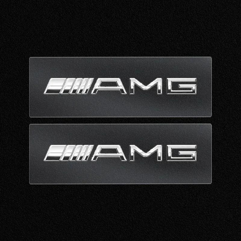 Auto Vordersitz Kopfstützen Abzeichen Aufkleber Auto Seitenfenster Aufkleber für Mercedes Benz AMG W204 W205 W212 W213 W177 W176 W117 X253 W247