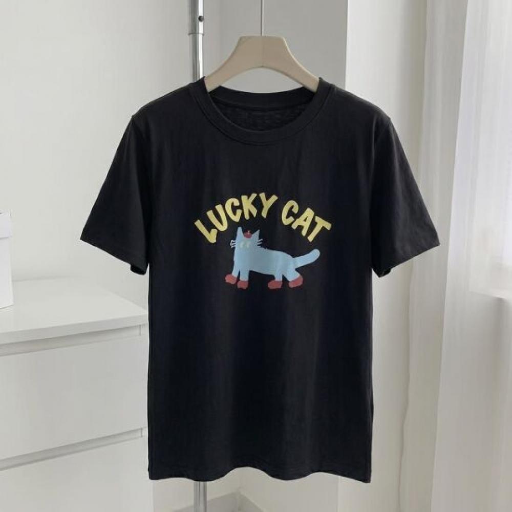 Navava Women Thin Cool Daily PrinTing Round Neck ShorT Sleeve T shirT nT3378