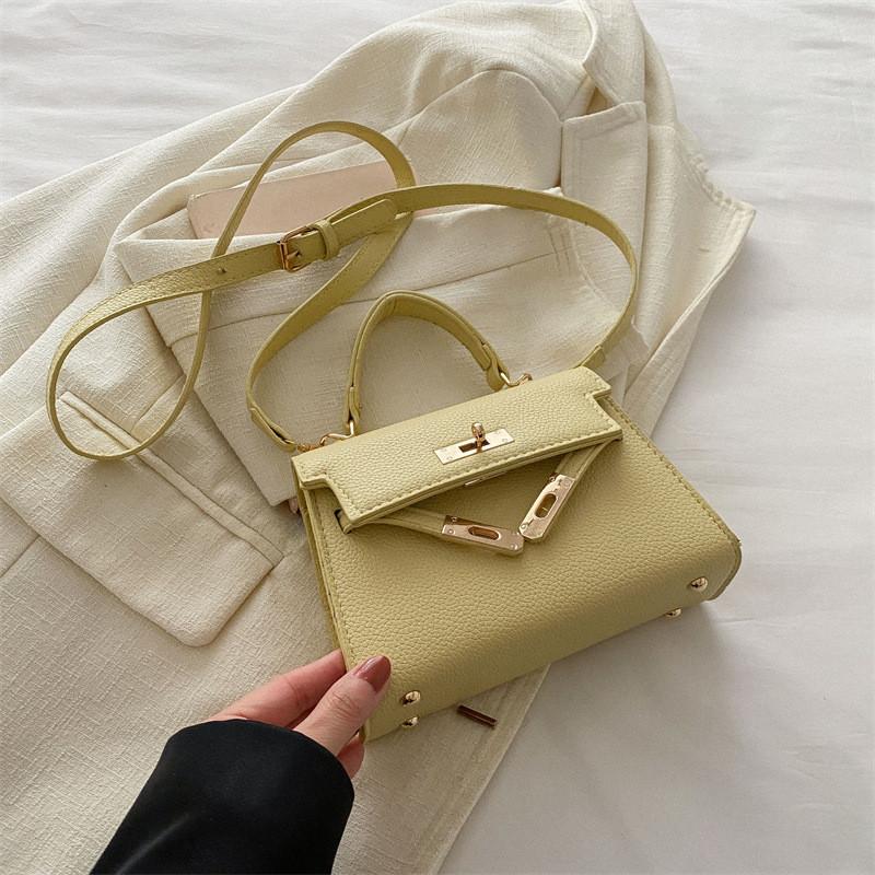 Retro Lässige Elegante Handtasche Damen 2024 Neue Koreanische Version Pendler Kleine Quadratische Tasche Mode Einzelne Umhängetasche